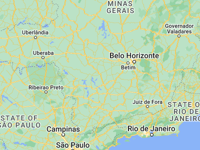 Map showing location of Formiga (-20.46444, -45.42639)