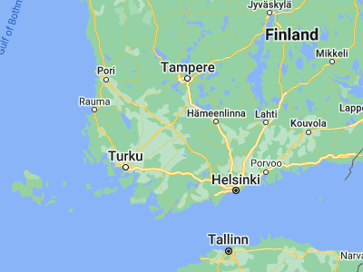 Map showing location of Forssa (60.81462, 23.62146)