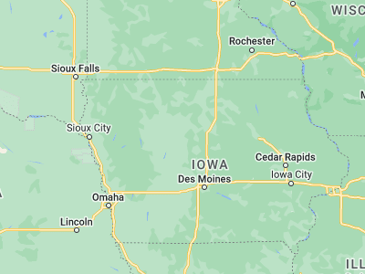 Map showing location of Fort Dodge (42.49747, -94.16802)