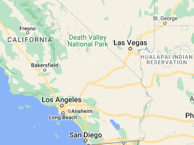 Map showing location of Fort Irwin (35.26275, -116.68475)