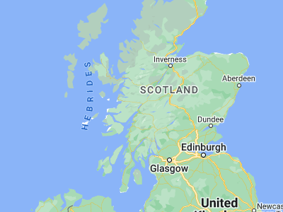 Map showing location of Fort William (56.81648, -5.11208)