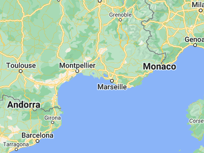 Map showing location of Fos-sur-Mer (43.43774, 4.94457)