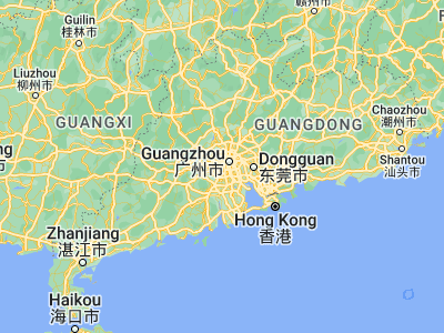 Map showing location of Foshan (23.02677, 113.13148)