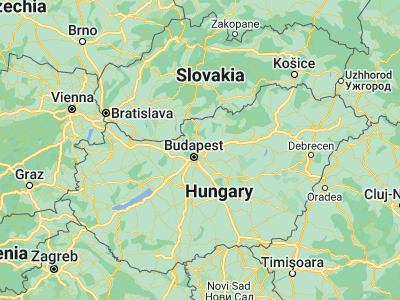 Map showing location of Fót (47.6177, 19.1887)