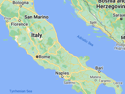 Map showing location of Francavilla al Mare (42.42064, 14.28701)