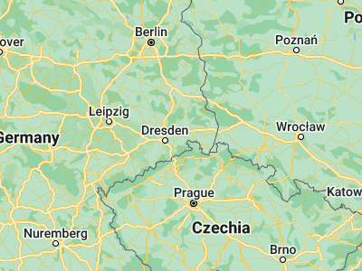 Map showing location of Frankenthal (51.13333, 14.11667)