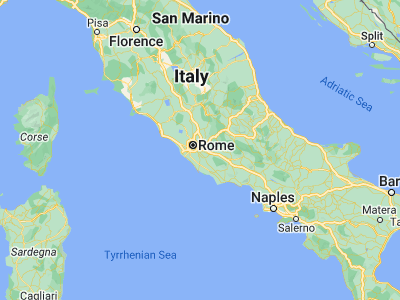 Map showing location of Frascati (41.81632, 12.66868)