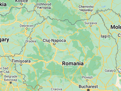 Map showing location of Frata (46.7, 24.05)