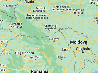 Map showing location of Frătăuţii Noi (47.94257, 25.84465)