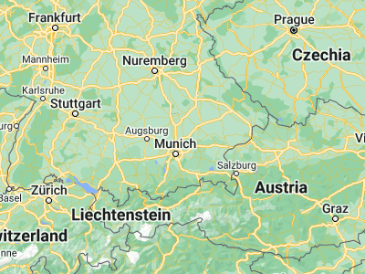 Map showing location of Freising (48.40351, 11.74876)