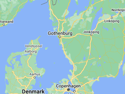 Map showing location of Frillesås (57.31667, 12.16667)