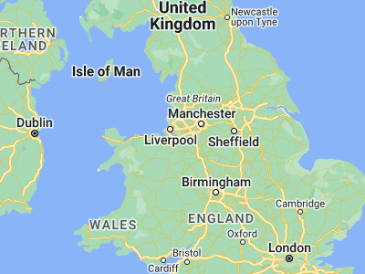 Map showing location of Frodsham (53.29485, -2.72745)