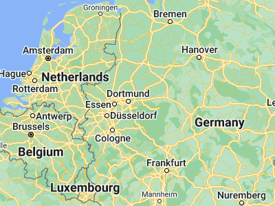 Map showing location of Fröndenberg (51.47563, 7.76946)