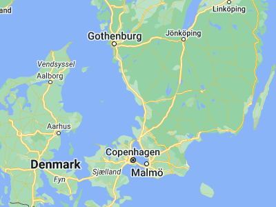 Map showing location of Frösakull (56.68333, 12.73333)