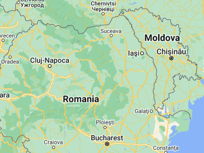 Map showing location of Frumoasa (46.45, 25.85)