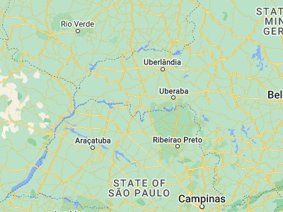 Map showing location of Frutal (-20.02472, -48.94056)