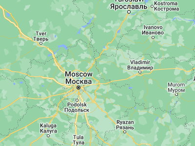 Map showing location of Fryanovo (56.13333, 38.45)
