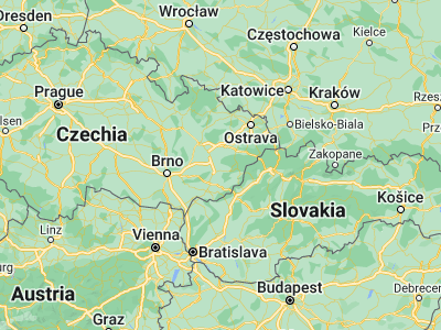 Map showing location of Fryšták (49.2852, 17.68346)