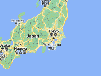 Map showing location of Fuchū (35.66667, 139.48333)