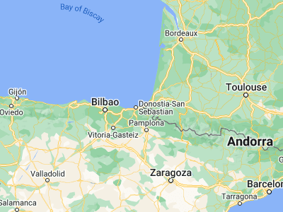 Map showing location of Hondarribia (43.37202, -1.79448)