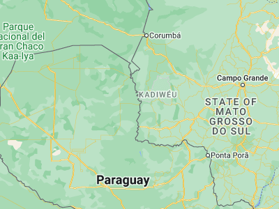 Map showing location of Fuerte Olimpo (-21.04153, -57.87377)