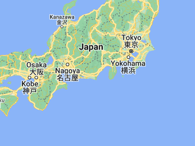 Map showing location of Fujieda (34.86667, 138.26667)