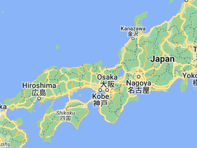Map showing location of Fukuchiyama (35.3, 135.11667)