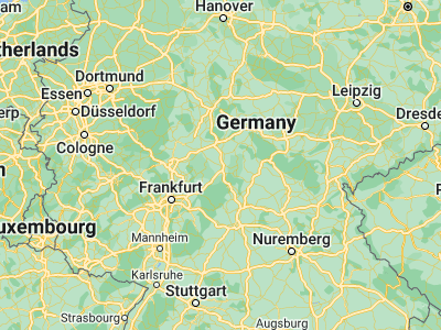Map showing location of Fulda (50.55162, 9.67518)