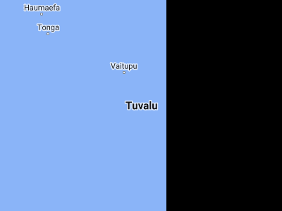 Map showing location of Funafuti (-8.52425, 179.19417)