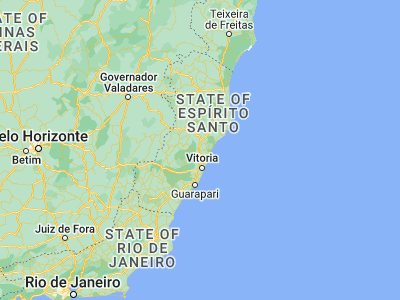 Map showing location of Fundão (-19.93408, -40.40473)