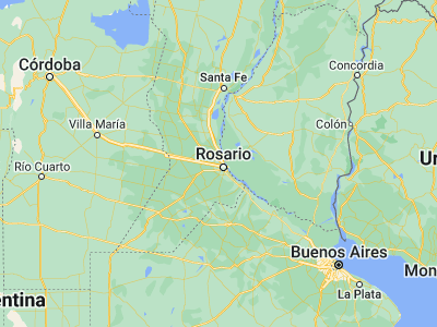 Map showing location of Funes (-32.91568, -60.80995)