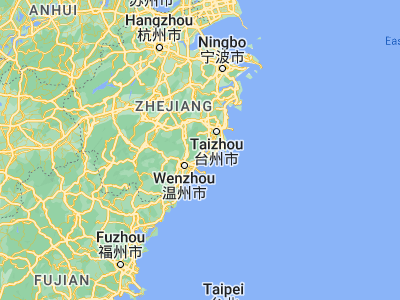 Map showing location of Furong (28.29878, 121.03171)