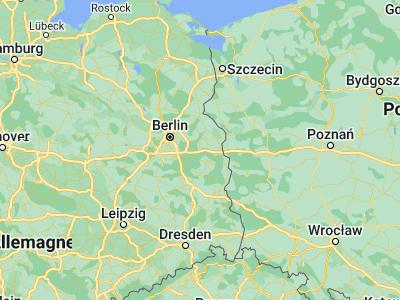 Map showing location of Fürstenwalde (52.36067, 14.06185)