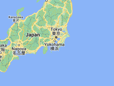 Map showing location of Futtsu (35.30528, 139.81861)