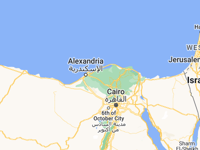 Map showing location of Fuwah (31.20291, 30.55018)