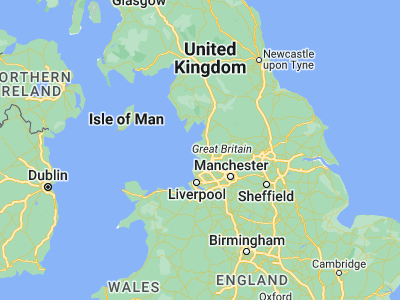 Map showing location of Fylde (53.83333, -2.91667)
