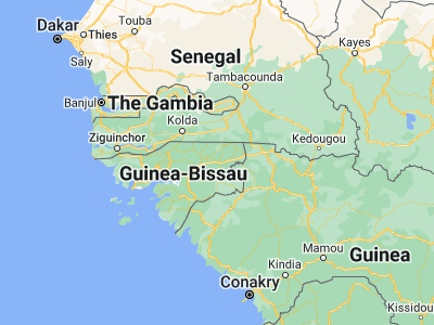 Map showing location of Gabú (12.28333, -14.21667)
