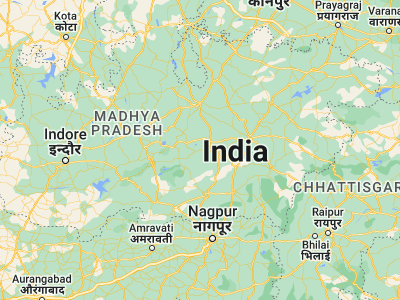 Map showing location of Gādarwāra (22.91667, 78.78333)
