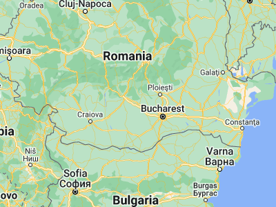 Map showing location of Găeşti (44.71667, 25.31667)