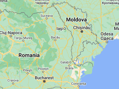 Map showing location of Găiceana (46.33333, 27.21667)