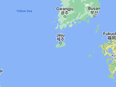 Map showing location of Gaigeturi (33.46444, 126.31833)