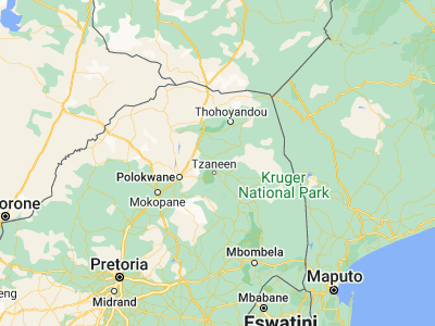 Map showing location of GAKGAPANE (-23.63333, 30.21667)
