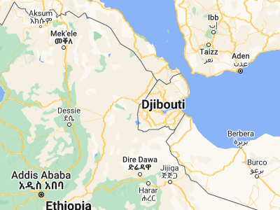 Map showing location of Gâlâfi (11.71583, 41.83611)