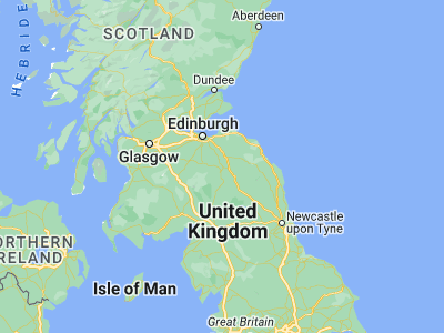 Map showing location of Galashiels (55.61458, -2.80695)