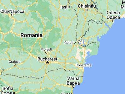 Map showing location of Galbenu (45.21667, 27.16667)