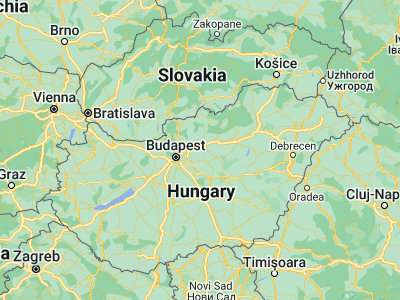 Map showing location of Galgahévíz (47.61667, 19.56667)