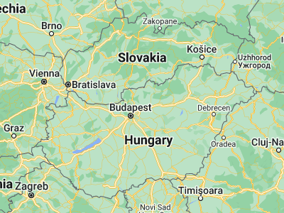 Map showing location of Galgamácsa (47.69562, 19.38724)