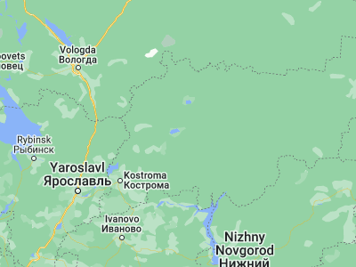Map showing location of Galich (58.37884, 42.34633)