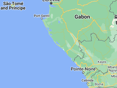 Map showing location of Gamba (-2.65, 10)