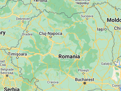 Map showing location of Găneşti (46.33333, 24.35)